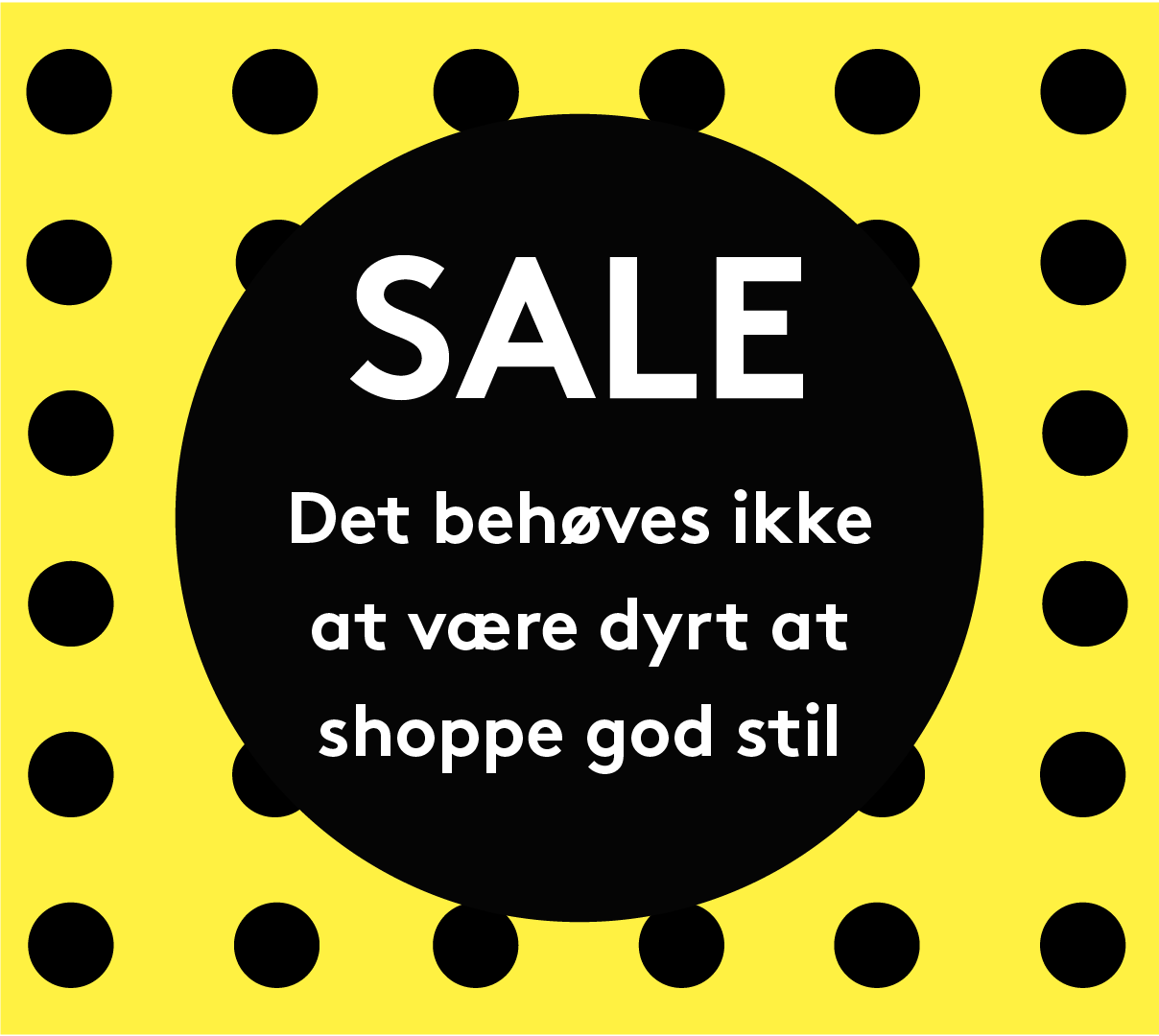 SALE i Friis Shoppingcenter - det behøves ikke at være dyrt at shoppe god stil